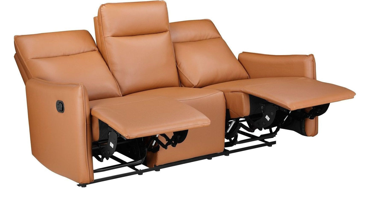 Lugo 3 Seater Recliner Sofa, Faux Leather, view 3