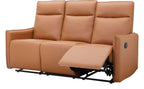 Lugo 3 Seater Recliner Sofa, Faux Leather, view 4