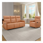 Lugo 3 Seater Recliner Sofa, Faux Leather, view 8
