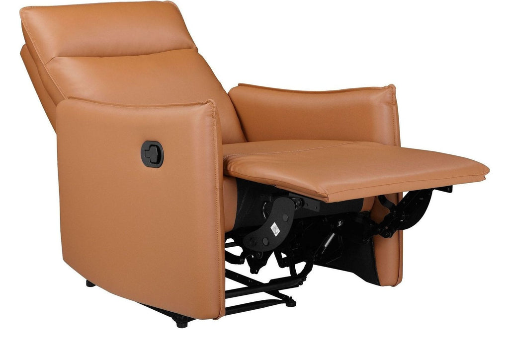 Lugo Recliner Armchair, Faux Leather, view 4