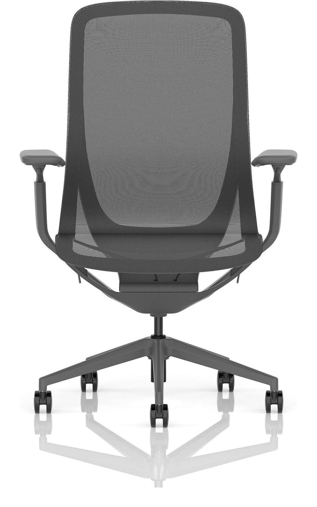 Lumo Executive Chair, shadow grey, no headrest, another view 1