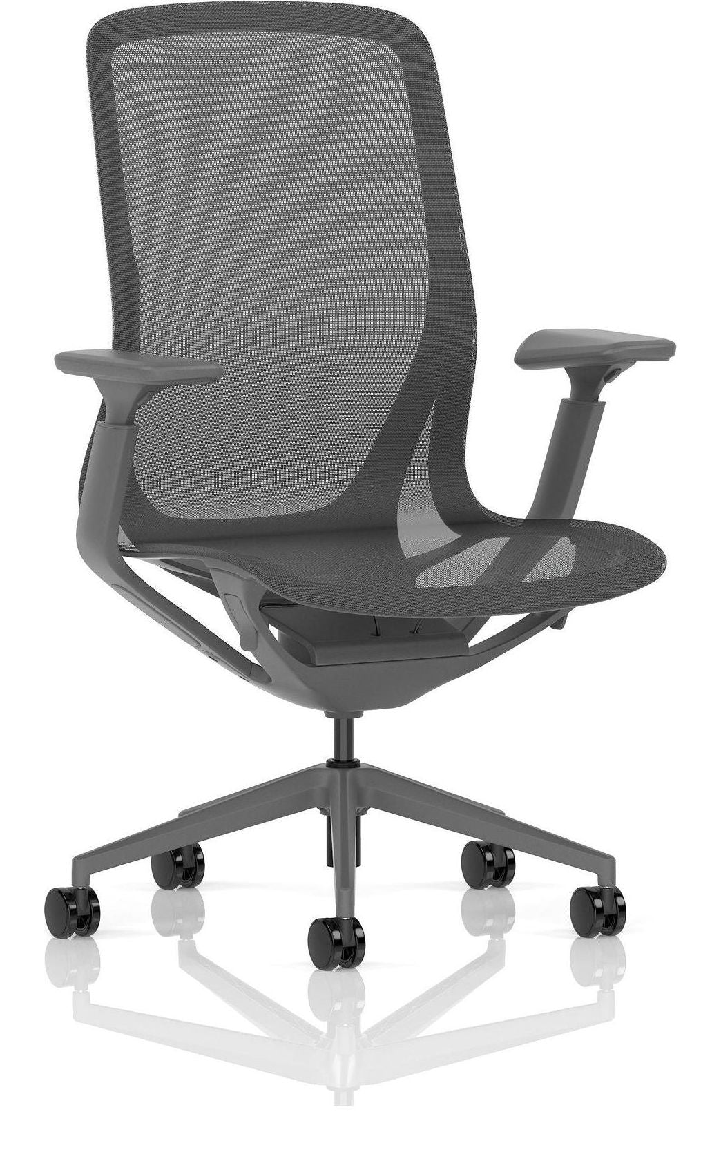 Lumo Executive Chair, shadow grey, no headrest