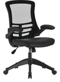 Luna High Back Mesh Chair in black
