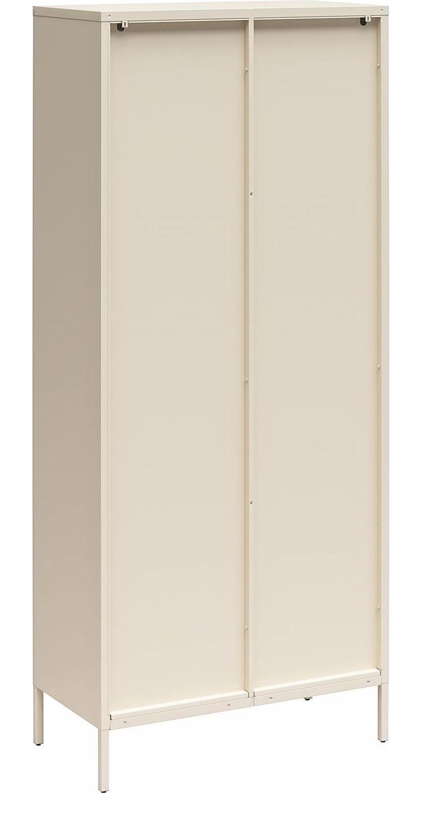 Luna Tall Metal Cabinet with Fluted Glass Doors, view 18