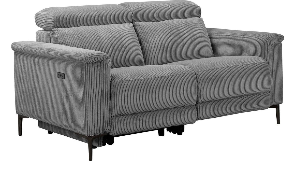 Lund 2 Seater Sofa with Electric Recliner, Corduroy