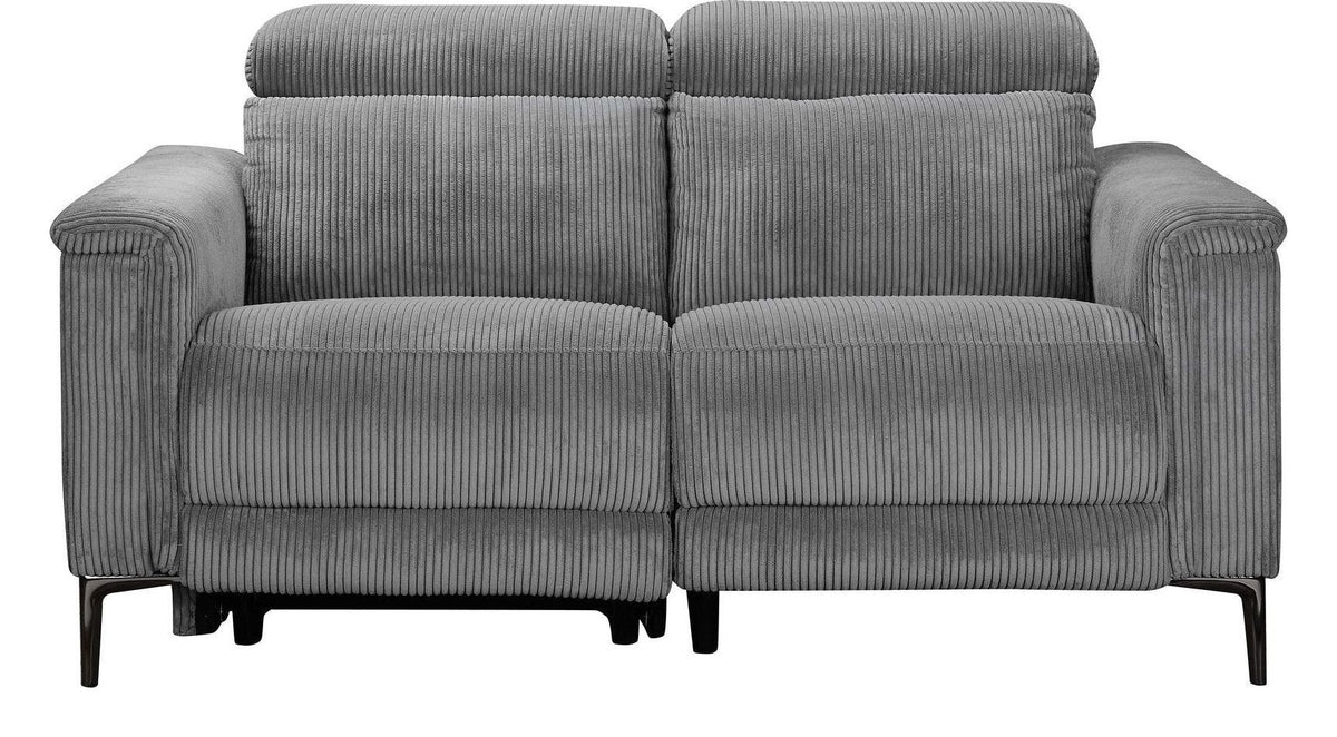 Lund 2 Seater Sofa with Electric Recliner, Corduroy, view 3
