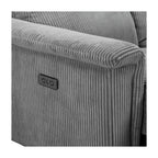 Lund 3 Seater Sofa with 2 Electric Recliners, Corduroy, view 8