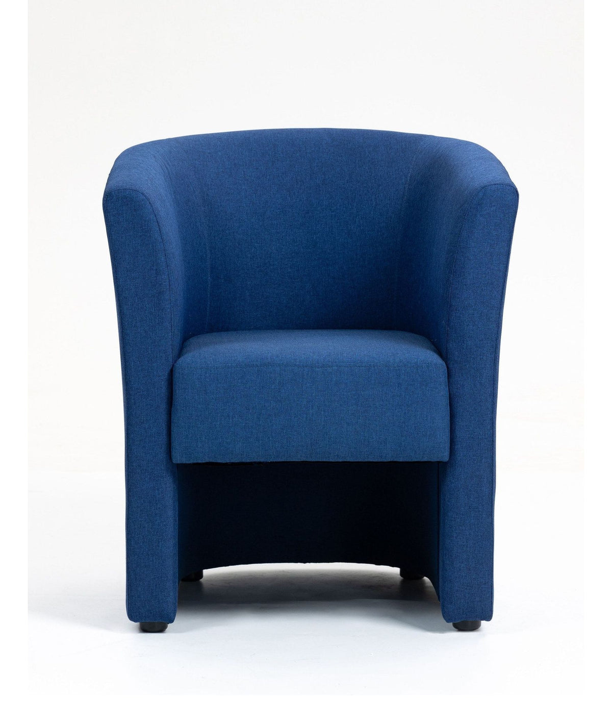 Luxe Fabric Tub Chair, cobalt blue, 1 seater