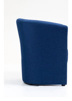 Luxe Fabric Tub Chair, cobalt blue, 1 seater