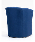 Luxe Fabric Tub Chair, cobalt blue, 1 seater