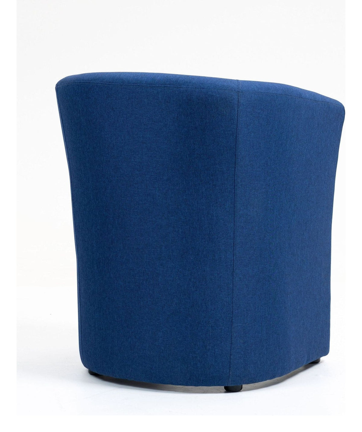 Luxe Fabric Tub Chair, cobalt blue, 1 seater