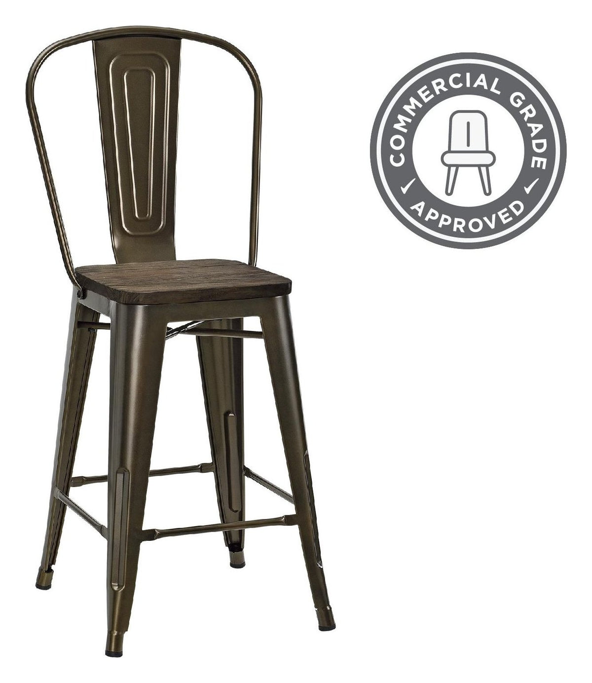 Luxor 24" Metal Counter Stool (Pack Of 2), view 11