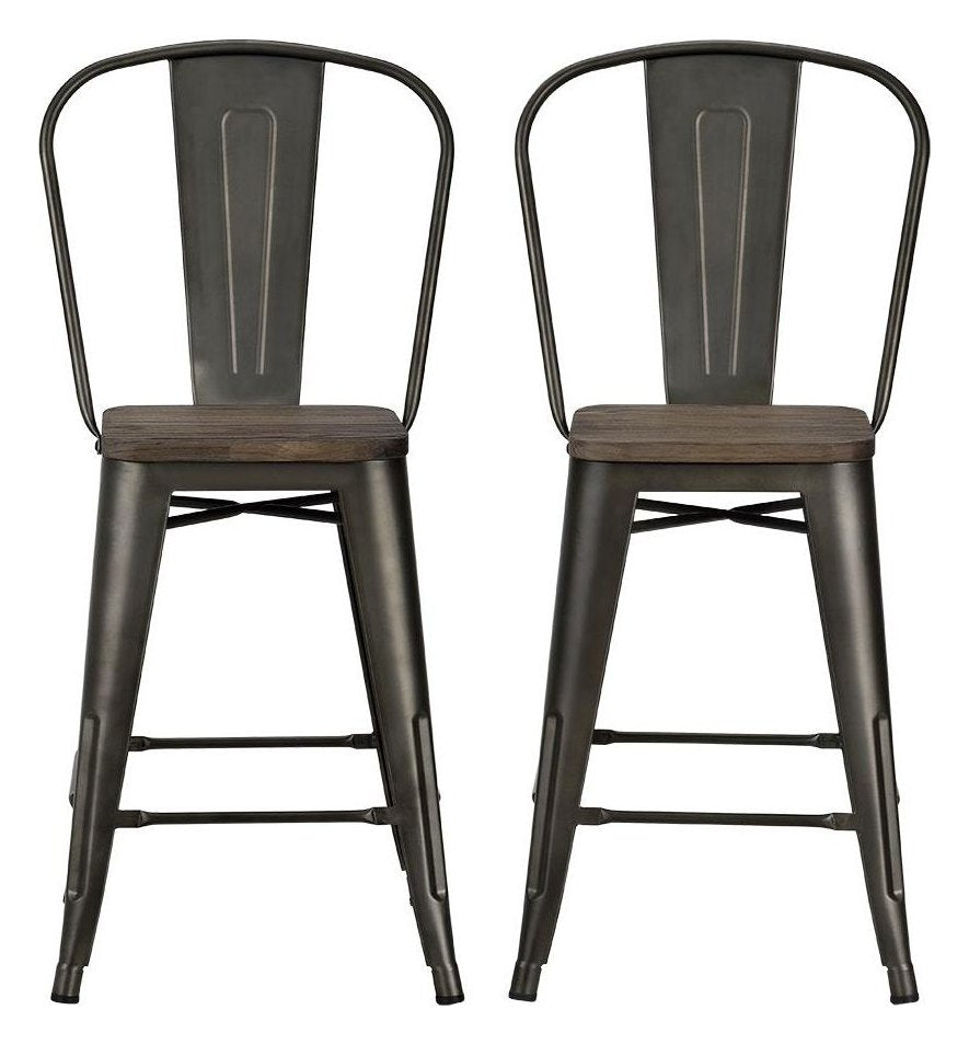 Luxor 24" Metal Counter Stool (Pack Of 2), view 18