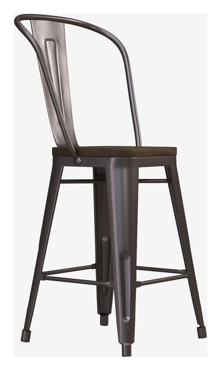 Luxor 24" Metal Counter Stool (Pack Of 2), view 20