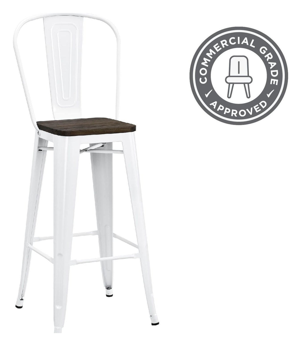 Luxor 30" Metal Bar Stool (Pack Of 2), view 5