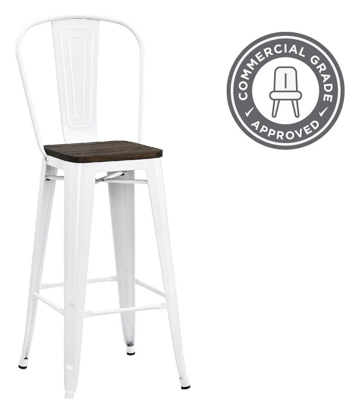 Luxor 30" Metal Bar Stool (Pack Of 2), view 5