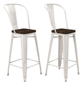 Luxor 30" Metal Bar Stool (Pack Of 2)