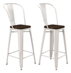 Luxor 30" Metal Bar Stool (Pack Of 2)