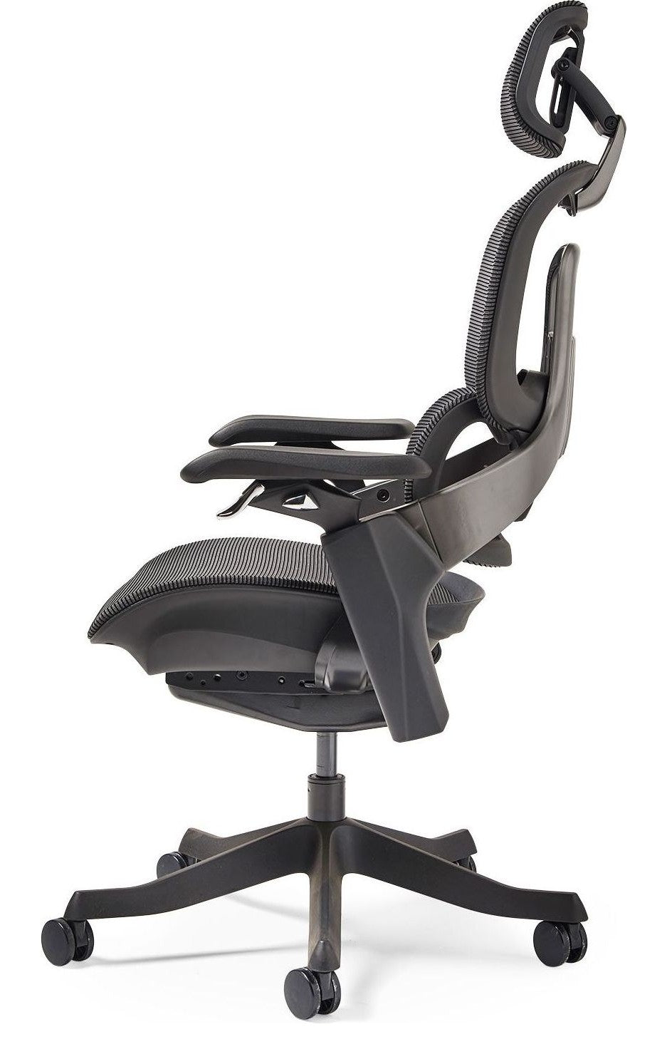 Lyra Ergonomic Mesh Chair from the side