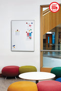 Magnetic SmartShield Whiteboard in Aluminium