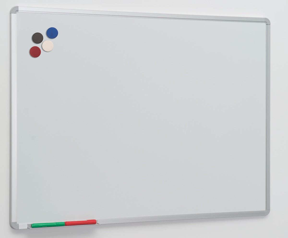 Magnetic Whiteboard (Vitreous Enamel Steel), 900 x 600 mm