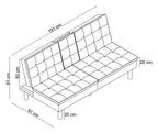 Maine Futon, Corduroy, view 7