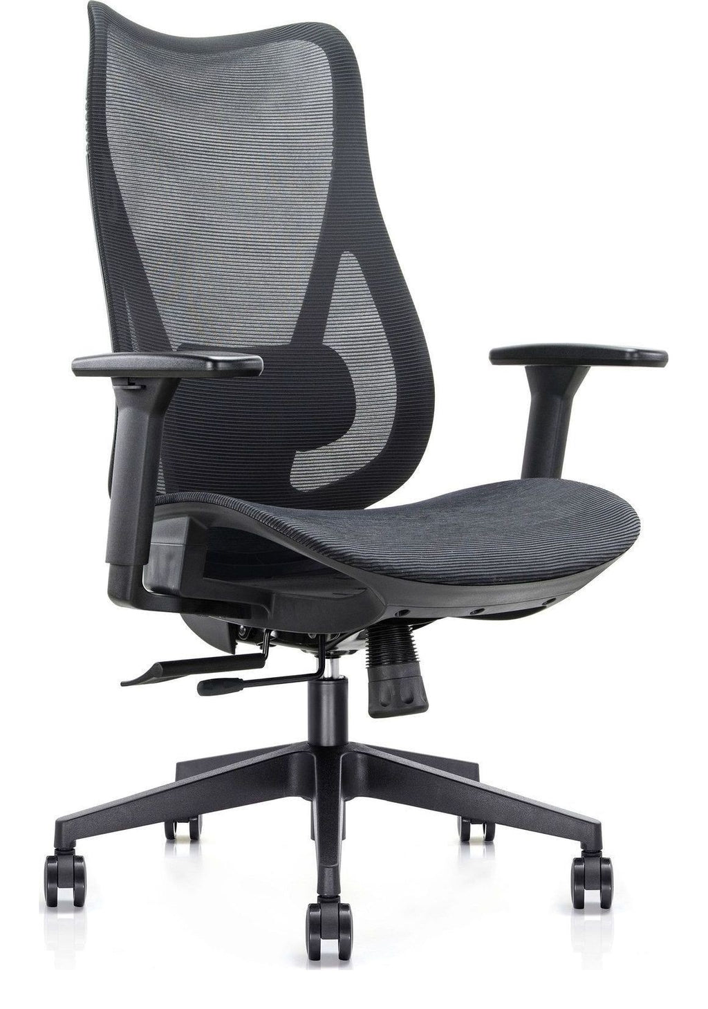 Mala Full Mesh Ergonomic Chair in high back, black