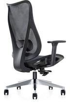 Mala Full Mesh Ergonomic Chair in high back, chrome