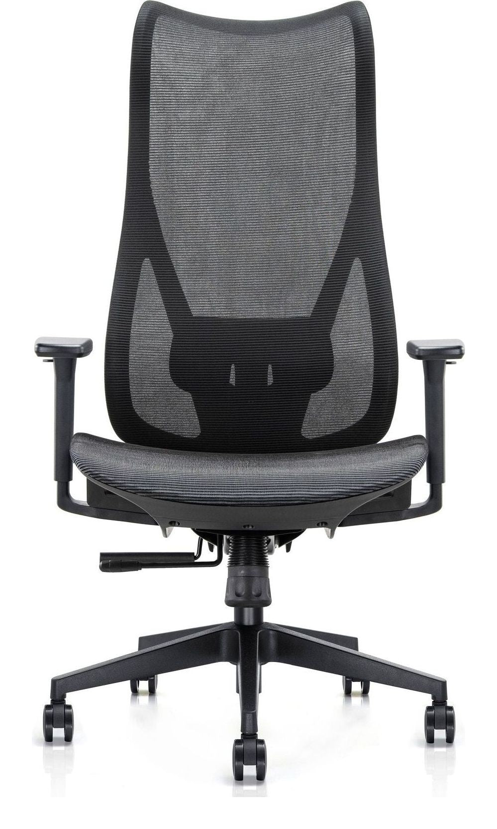 Mala Full Mesh Ergonomic Chair in ultra high back, black