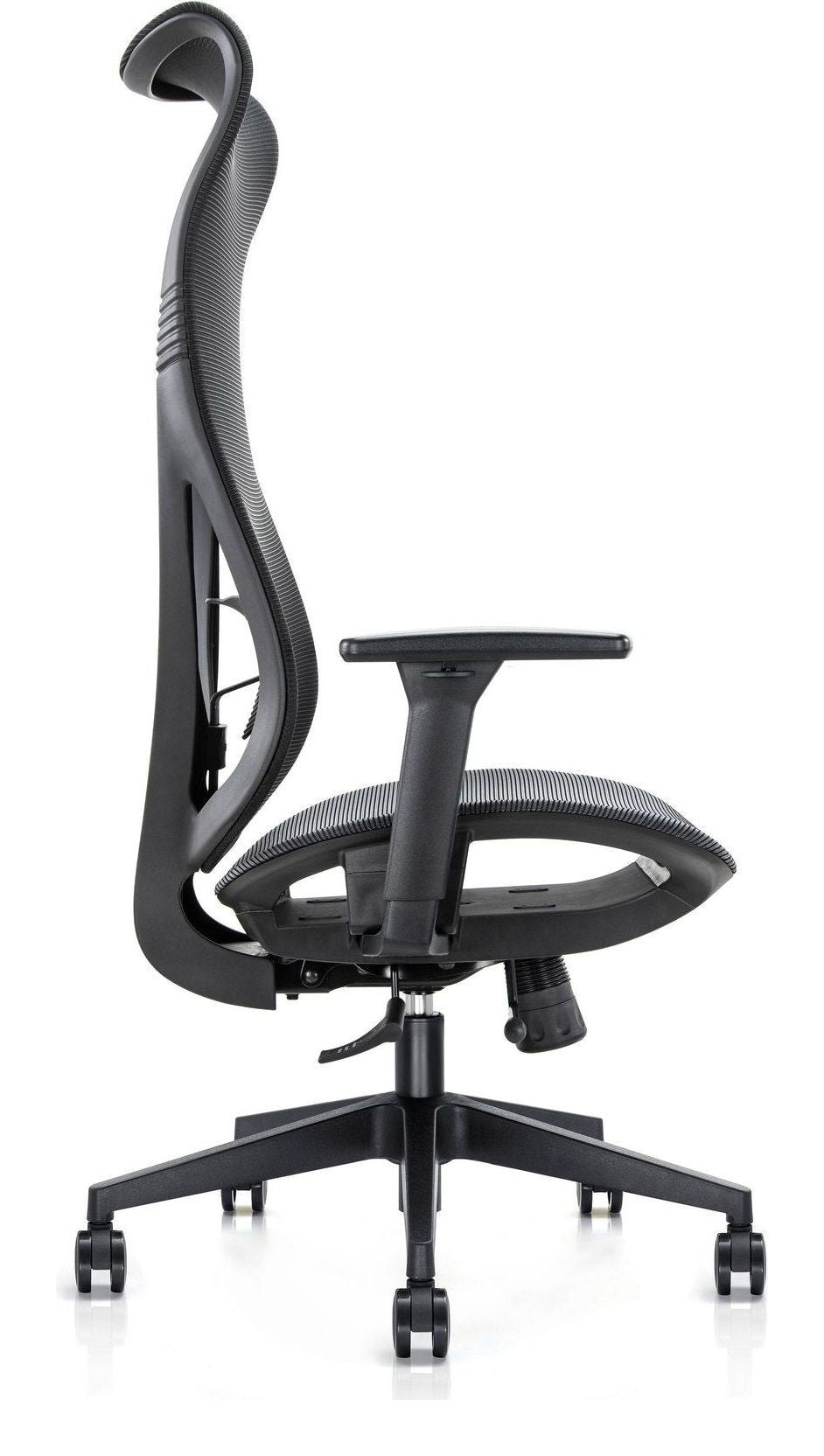 Mala Full Mesh Ergonomic Chair in ultra high back, black