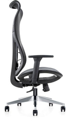 Mala Full Mesh Ergonomic Chair in ultra high back, chrome