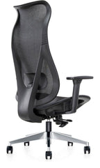 Mala Full Mesh Ergonomic Chair in ultra high back, chrome