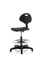 Malaga Polyurethane Medium Back Hi Rise Draughtsman Task Operator Chair, another view 2