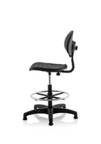 Malaga Polyurethane Medium Back Hi Rise Draughtsman Task Operator Chair, another view 3
