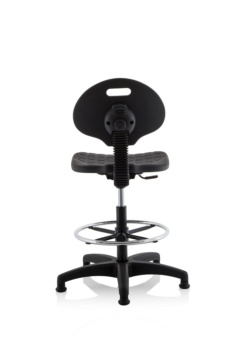 Malaga Polyurethane Medium Back Hi Rise Draughtsman Task Operator Chair, another view 5