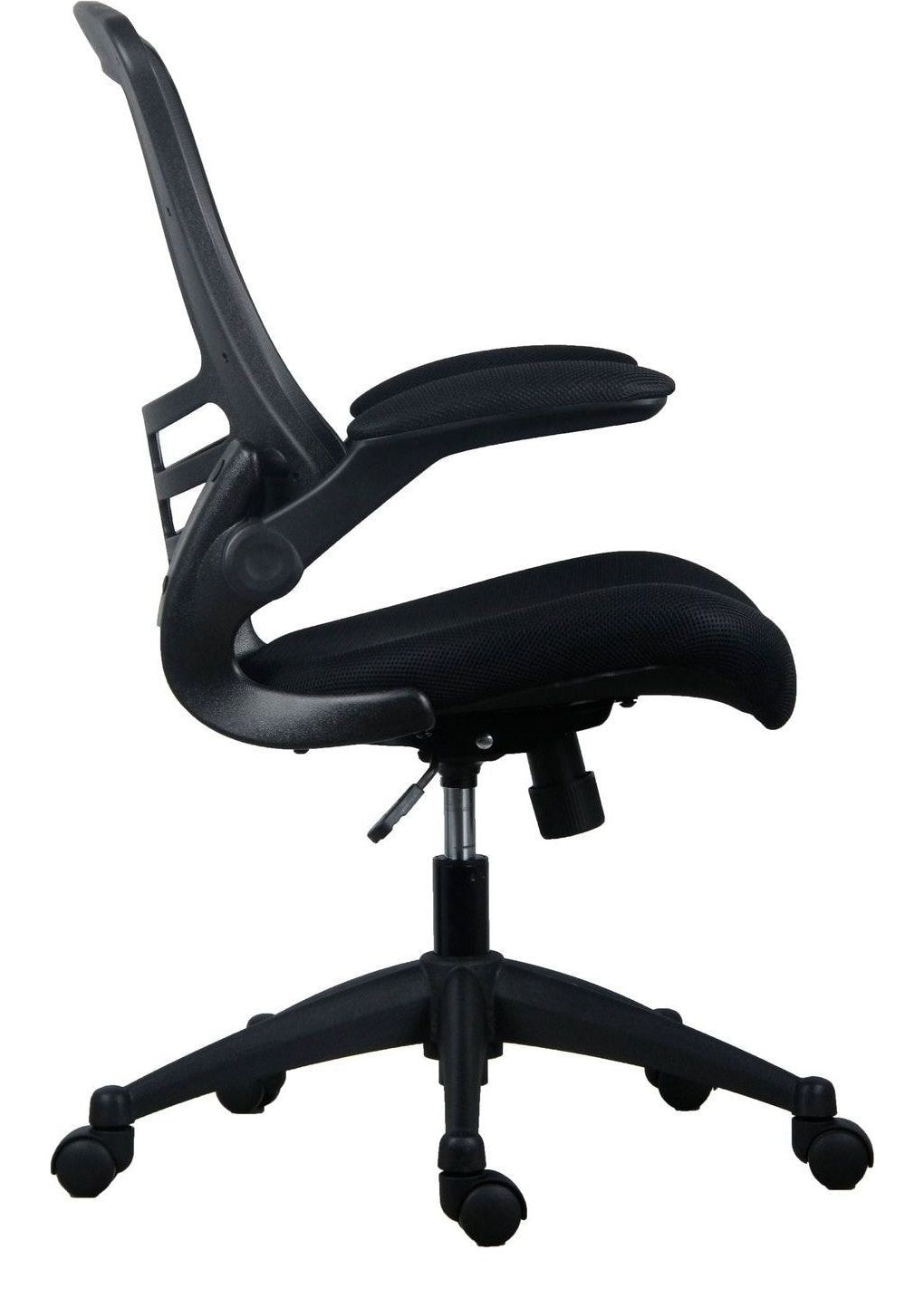 Marlos Mesh Back Office Chair in black from the side