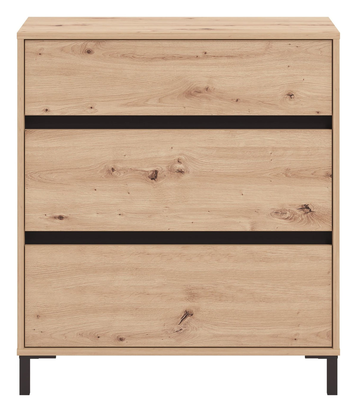 Marron 3-Drawer Dresser, view 4