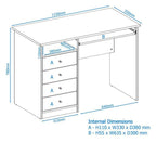 Marymount Office Desk, view 3