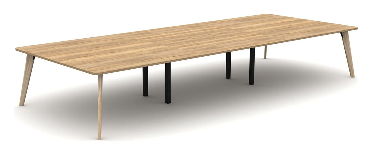 Mason Aztec 3 Piece Boardroom Table with Radiussed Corners