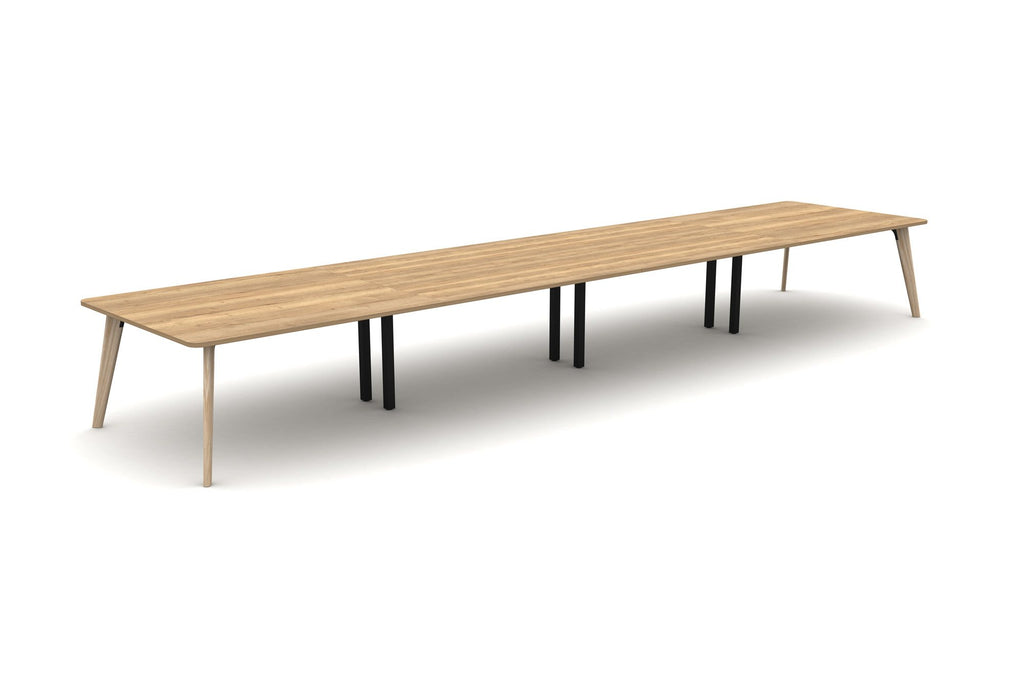 Mason Aztec 4 Piece Boardroom Table with Radiussed Corners, main frame