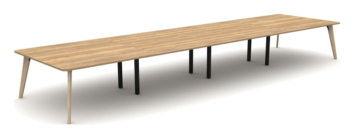 Mason Aztec 4 Piece Boardroom Table with Radiussed Corners