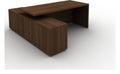 Mason Cirrus Executive Desk with Credenza and Full Modesty Panel, left hand frame