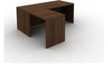 Mason Cirrus Executive Desk with Return and Full Modesty Panel, left hand frame