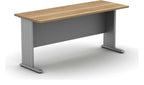 Mason Contrax2 Cantilever Return Desk, silver frame