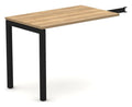 Mason ESP Connecting Return Desk, black frame