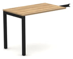 Mason ESP Connecting Return Desk, black frame