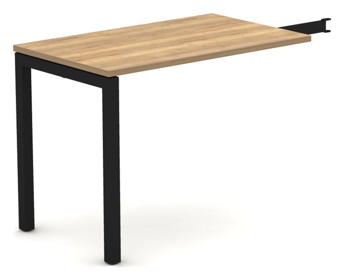 Mason ESP Connecting Return Desk, black frame