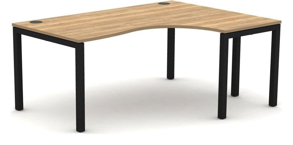 Mason ESP Core Corner Desk, black frame