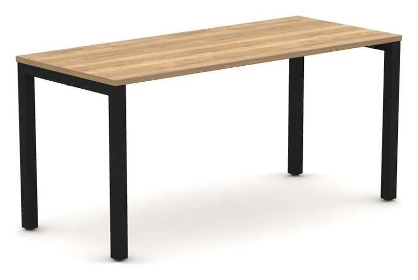 Mason ESP Freestanding Return Desk, black frame