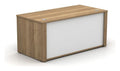 Mason Modular Reception Counter Straight, alpine white acrylic frame